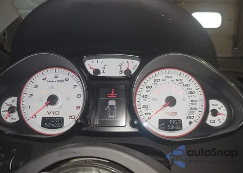 2012 Audi R8 5.2 from USA, damaged, VIN WUAGNAFG0CN003002